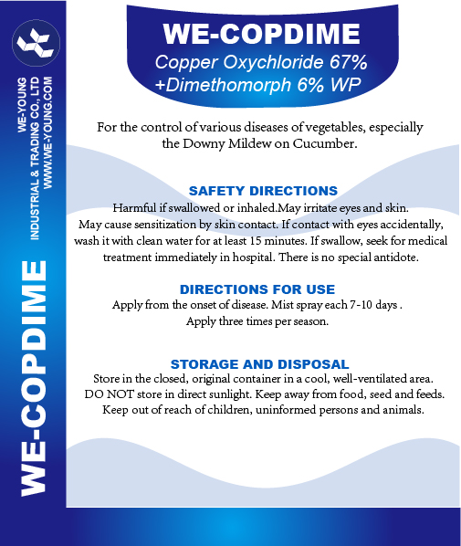 Copper oxychloride+Dimethomorph